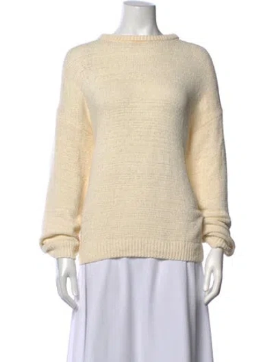 Pre-owned Totême Crew Neck Sweater In Neutrals