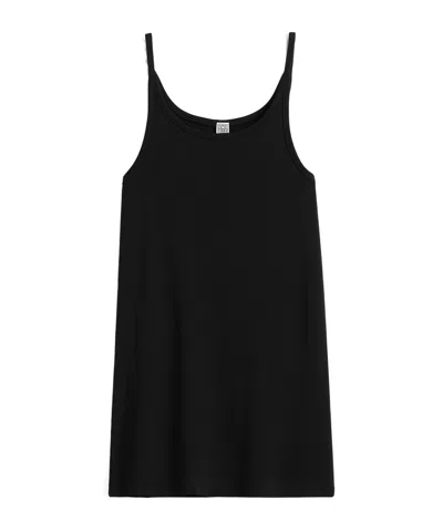 Totême Crew Neck Vest In Black