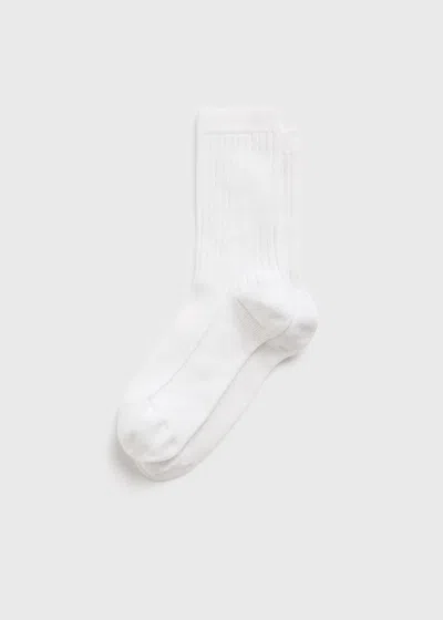 Totême Crew Socks White