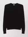 Totême Crewneck Knit Long Sleeves In Black