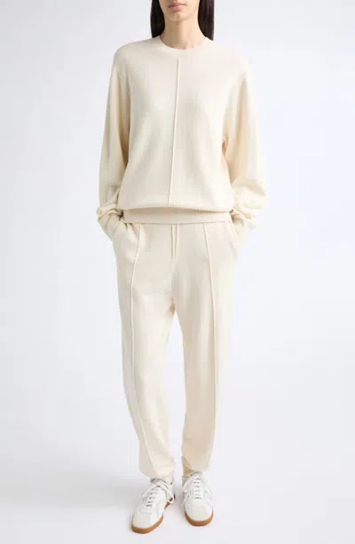 Totême Toteme Crewneck Sweater In Neutral