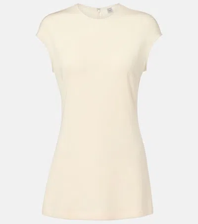 Totême Crewneck Top In Neutral