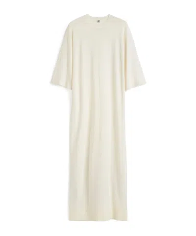 Totême Crewneck T-shirt Dress In Neutral