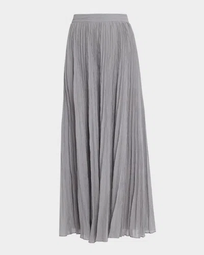 TOTÊME CRINKLED PLISSE MAXI SKIRT