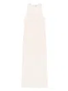 Totême Crinkled Scoop Dress In White