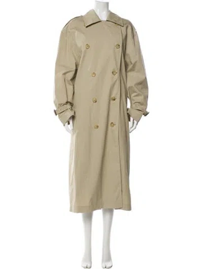 Pre-owned Totême Crisp Summer Trench Coat W/ Tags In Neutral