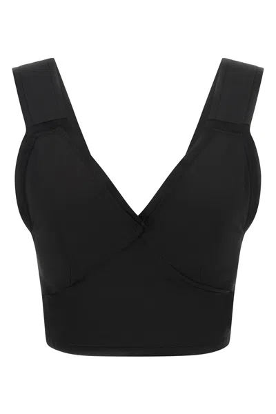 Totême Crop Top In Black