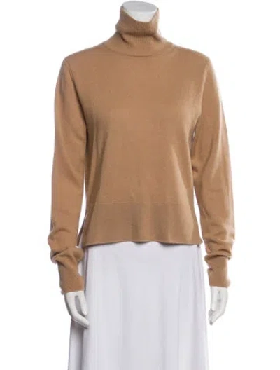 Pre-owned Totême Cropped Cashmere Sweater In Brown