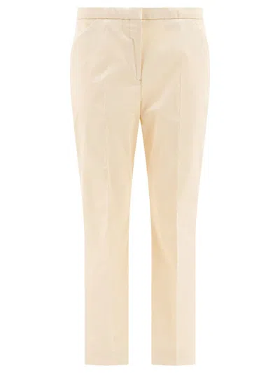 Totême Toteme Cropped Pants In Neutral