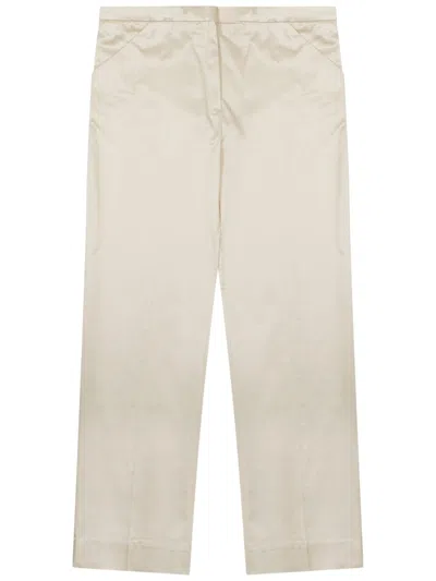 Totême Toteme Cropped Straight Pants In Multi