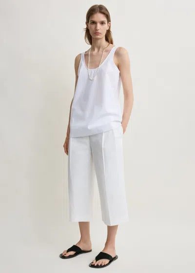 Totême Cropped Trousers White