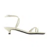 Totême Toteme Crossover Sandals In White