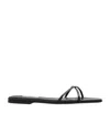 Totême Crossover Strap Square Open Toe Sandals