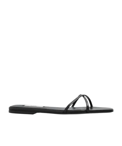 Totême Crossover Strap Square Open Toe Sandals