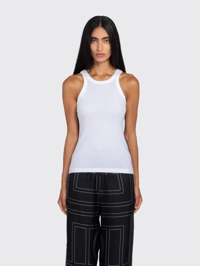 Totême Curved Rib Tank In White