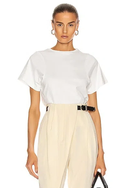 Totême Curved Seam Tee In White