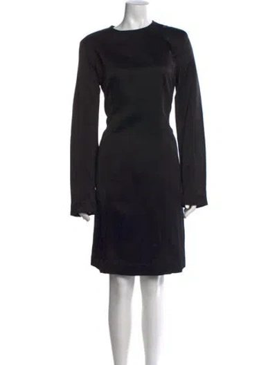 Pre-owned Totême Dart Dress Mini Dress In Black