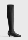 Totême Day Nappa Knee-high Boots Black In Black