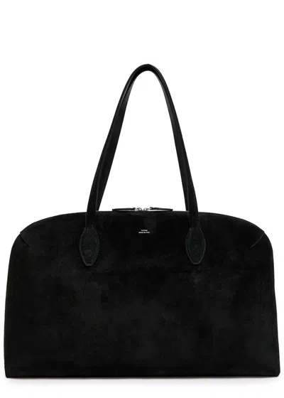 Totême Toteme Day Suede Tote In Black
