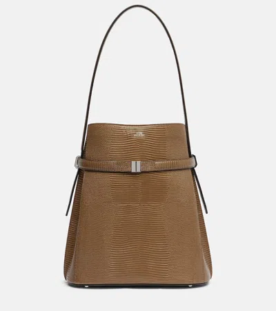 Totême Day Tote Leather Bucket Bag