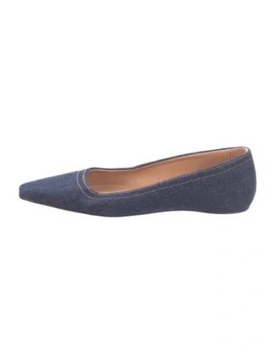Pre-owned Totême Denim Flats In Blue