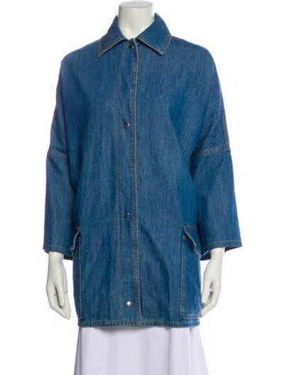 Pre-owned Totême Denim Jacket In Blue