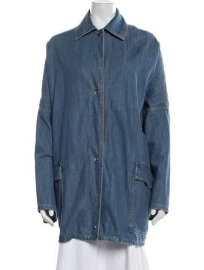 Pre-owned Totême Denim Jacket In Blue