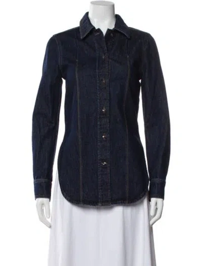 Pre-owned Totême Denim Jacket W/ Tags In Blue