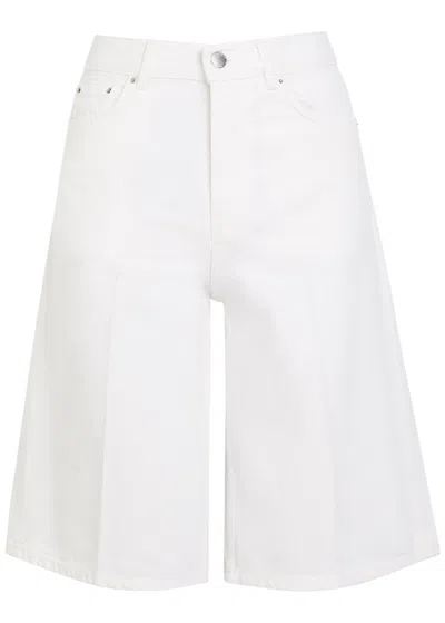 Totême Toteme Denim Shorts In White