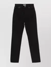 Totême Toteme Twisted Seam Denim Full Length In Black
