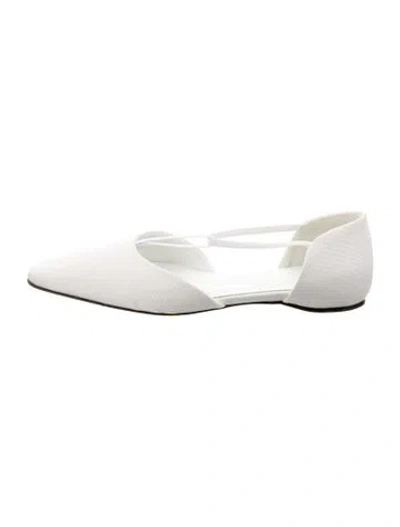 Pre-owned Totême D'orsay Flats In White