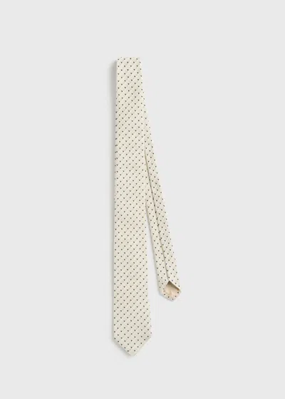 Totême Dot Tie Off-white