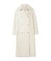 Totême Shield Oversized Double-breasted Wool-blend Coat In Neutral