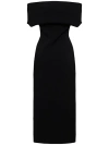 Totême Double Knit Viscose Blend Midi Dress