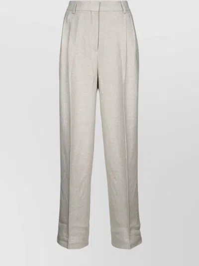 Totême Double Pleat Straight Trousers