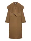 Totême Double Signature Coat In Nude