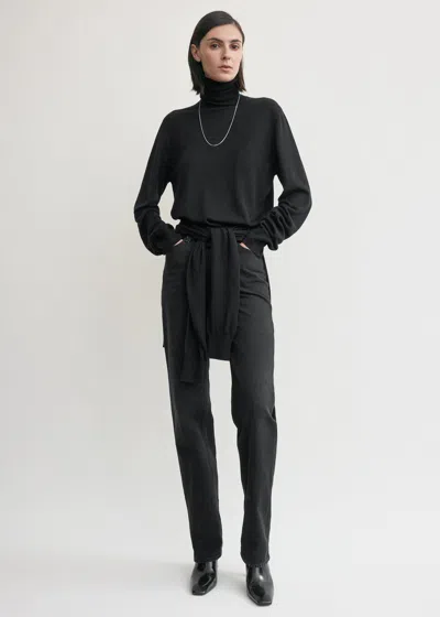 Totême Double-sleeve Turtleneck Black