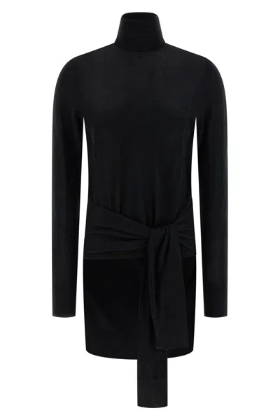 Totême 'double-sleeve' Turtleneck Jumper In Black