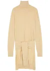 Totême Toteme Double-sleeve Wool And Silk-blend Top In Yellow