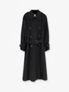 Totême Doublé Winter Wool Trench In Black