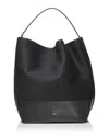 Totême Double Wool Belted Tote In Gray