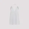 Totême Toteme Double-halter Silk Top 38 In White