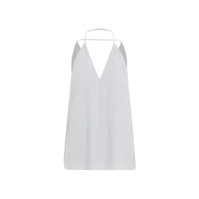 TOTÊME TOTEME DOUBLE-HALTER SILK TOP