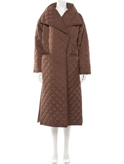 Pre-owned Totême Down Coat In Brown