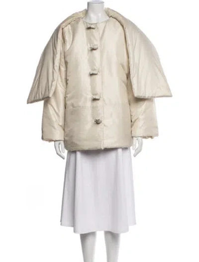 Pre-owned Totême Down Coat In Neutrals
