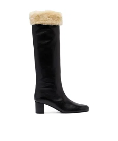 Totême Downtown Over-the-knee Boots In Black