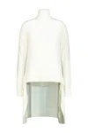 Totême Toteme Dpublw Sleeve Turtleneck Clothing In White