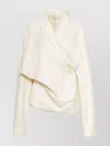 Totême Toteme Draped Blouse In Neutral