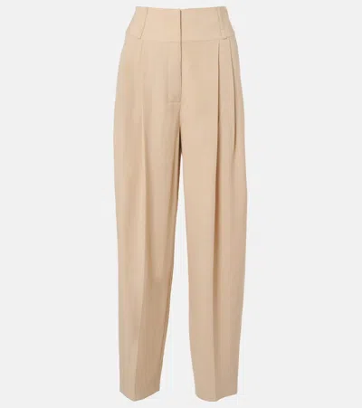 Totême Draped Balloon Pants In Brown