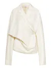 Totême Toteme Draped Blouse In Neutral